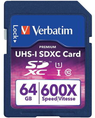Verbatim 64GB Premium SDXC UHS-I memóriakártya