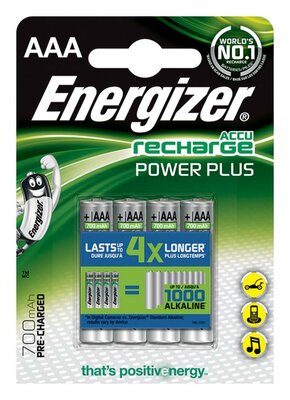 ENERGIZER Power Plus HR03 Akkumulátor 700mAh (4db/csomag)
