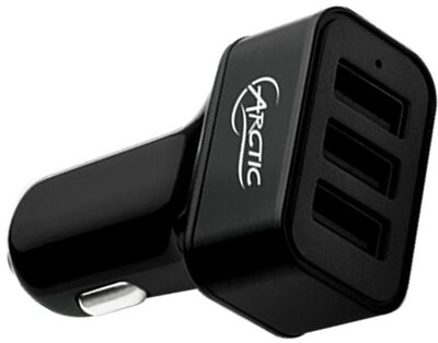 Arctic Car Charger 7200 3 portos Autós USB Töltő (5V / 2.4A)