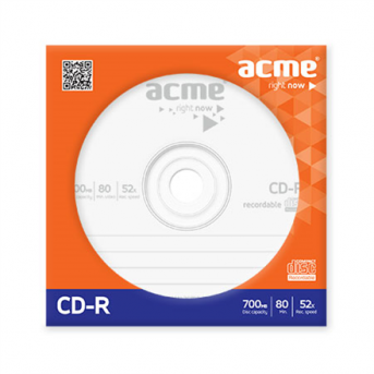 Acme CD-R Írható CD Lemez Papírtok