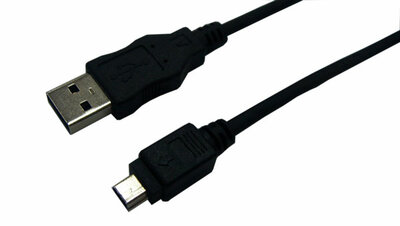 LogiLink Cable, USB 2.0, AM to Mini 5PM, 3,0m