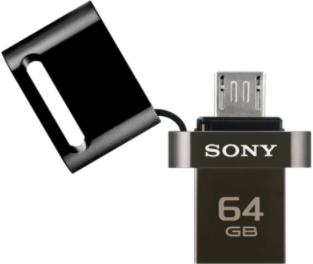 Sony MicroVault - 64GB - Pendrive USB 3.0/microUSB - Fekete
