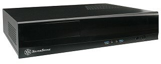 Silverstone SST-ML03B Milo HTPC Számítógépház - Fekete