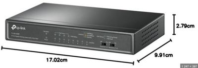 TP-Link TL-SG1008P asztali Switch