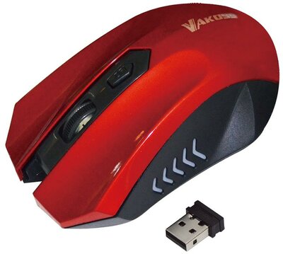 VAKOSS TM-658UR Wireless Mouse Red