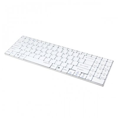 LogiLink Bluetooth Wireless Slim Keyboard, White