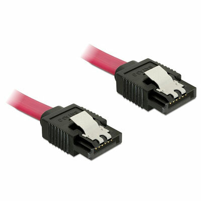 Delock Cable SATA 6 Gb/s 70cm straight/straight red