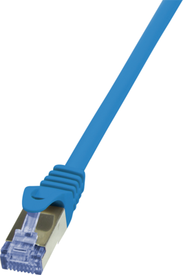 LogiLink CAT6A S/FTP Patch Cable PrimeLine AWG26 PIMF LSZH blue 1,50m