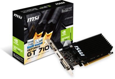 MSI Geforce GT 710 2GD3H LP - 2GB DDR3 - Videókártya