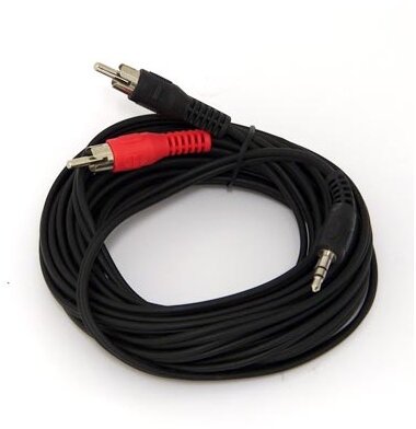 Audio kábel 3,5mm jack / 2RCA 5 m