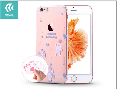 Devia Vango Soft Apple iPhone 6 Plus/6S Plus szilikon hátlap - "Ice bear"