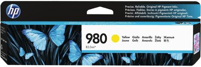 HP 980 Ink Cartridge - sárga