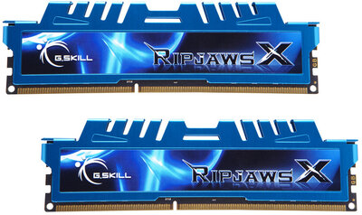 G.Skill 8GB /2400 RipjawsX Blue DDR3 RAM KIT (2x4GB)