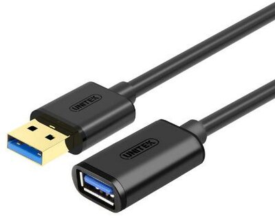 Unitek Y-C459BBK USB 3.0 hosszabbító kábel 2m - Fekete