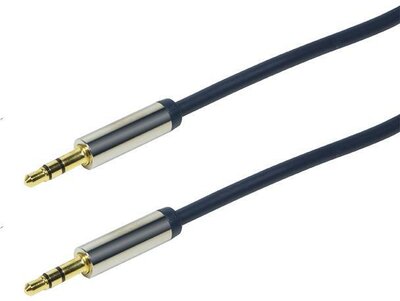 LogiLink - Audio Kábel 3.5 Stereo M/M, 3.00 m, kék