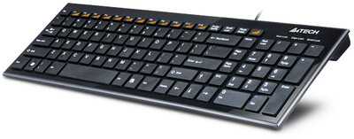 A4-Tech Multimédia billentyűzet USB Black Multimédia,Black,USB,HUN