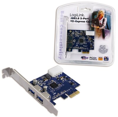 Logilink USB 3.0-ás 2 portos PCI-Express kártya