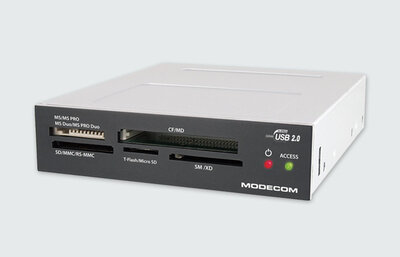Modecom CR-107 Kártyaolvasó (3,5" helyre építhető)