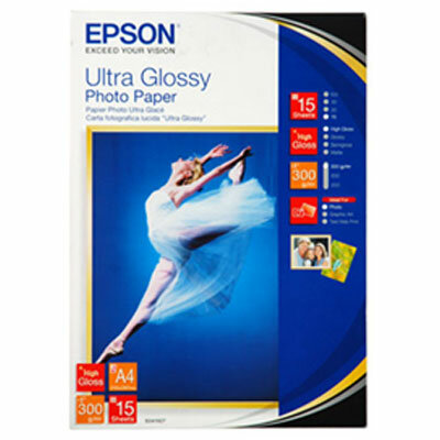 Epson Ultra Glossy Photo Paper, DIN A4, 300g/m2, 15 Sheets