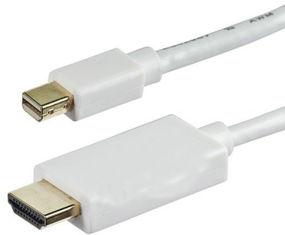 Sandberg DisplayPort M - HDMI M Adapterkábel Fehér 2m