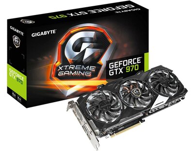 Gigabyte GeForce GTX 970 XTREME GAMING - 4GB GDDR5 - Videókártya