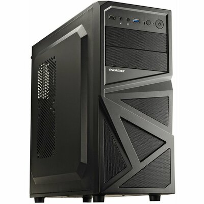 ENERMAX Skalene microATX/ATX Case, 1xUSB3.0, 2xUSB2.0, 1x 12cm fan, Black