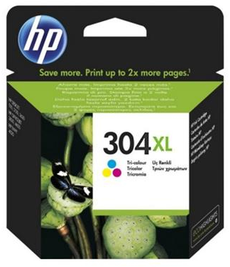HP N9K07AE (No.304XL) Tintapatron Tri-Color