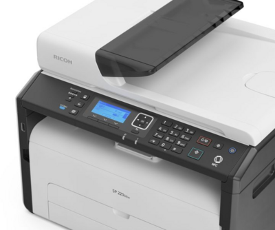 Ricoh SP 220SNw fekete-fehér multifunkciós lézernyomtató Wifi-vel