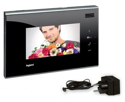 Legrand Video kaputelefon beltéri egység (369215), fekete