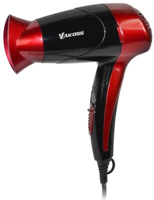 Úti hajszárító Vakoss HR-4557RK | 1200W, összecsukható fogantyú, piros-fekete