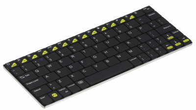 Kit Mini Aluminium Vezeték nélküli billentyűzet - Fekete