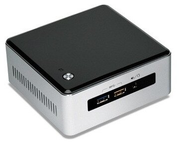 Intel NUC5i3RYH, BOXNUC5I3RYH fekete-ezüst