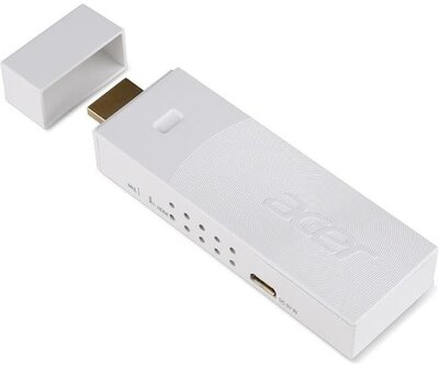 Acer WirelessCAST (wi-fi adapter) MWA3, HDMI/MHL, EURO type 802.11 b/g/n Realtek 8192EU, fehér