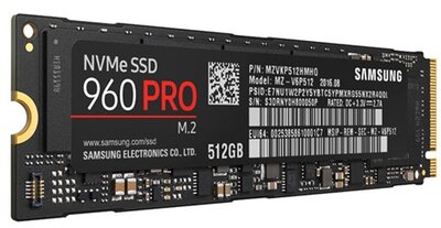Samsung SSD 512GB PRO, MZ-V6P512BW (960 Series, M.2)