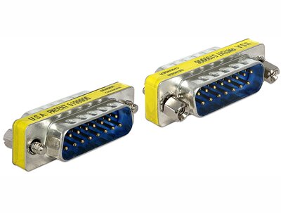 Delock 65479 Sub-D 15 pin apa > apa nemváltó adapter