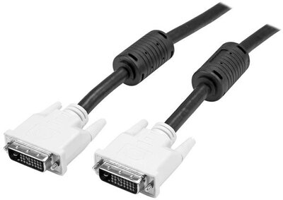 Startech DVIDDMM6 DVI-D Dual Link kábel 1.8m Fekete/Fehér