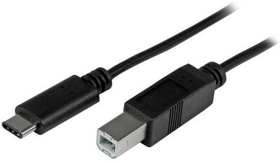 Startech USB2CB1M USB 2.0 C USB B összekötő kábel 1m - Fekete