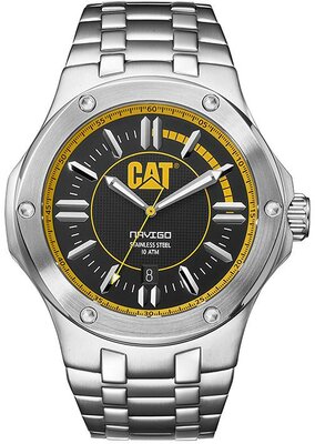 Caterpillar A1.141.11.127 Navigo Analóg férfi karóra - Ezüst/Fekete