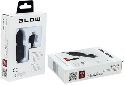 Blow 75-734 5V 2,1A 12-24V mini USB Autós töltő mobiltelefonhoz