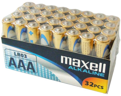 Maxell Alkáli ceruzaelem AAA (32db/csomag)