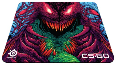 SteelSeries QCK+ CS:GO Hyper Beast Edition Gaming Egérpad