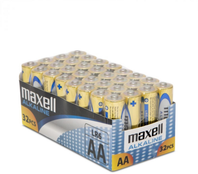 Maxell Alkáli ceruzaelem AA (32db/csomag)