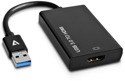 V7 V7U3.0HDMI-BLK-1E USB 3.0 - HDMI (Apa-Anya) Átalakító Fekete
