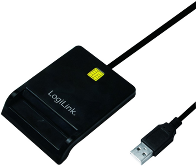 LogiLink CR0037 USB 2.0 Külső Smart Card olvasó