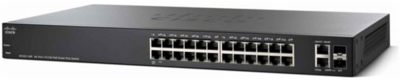 Cisco SF220-24P Smart Plus PoE Switch - Fekete