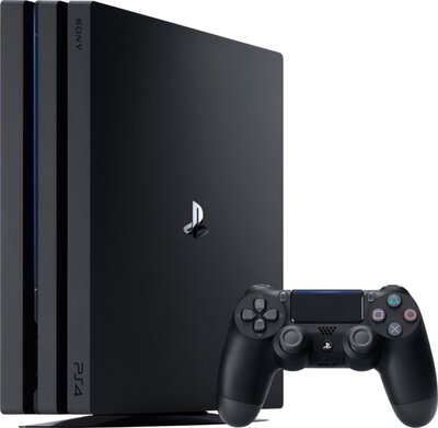 Sony Playstation 4 PRO 1TB Fekete, 1db DualShock 4 v2 kontrollerrel