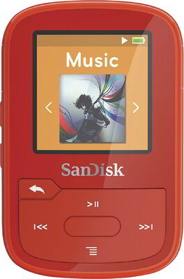 Sandisk Clip Sport Plus 16GB MP3 lejátszó Piros