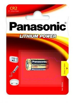 Panasonic Lithium Power Lithium Battery CR2A, 1 pc, Blister