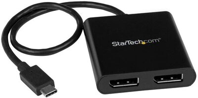 Startech MSTCDP122DP USB 2.0 Type-C - 2x DisplayPort adapter