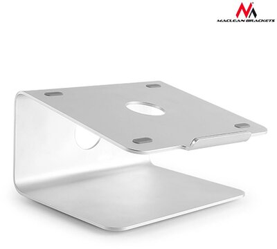 Maclean MC-730 Deluxe Alumínium laptop tartó állvány - Ezüst